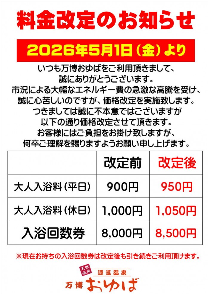 価格改定